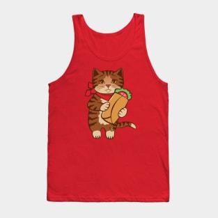 Burrito Cat Tank Top